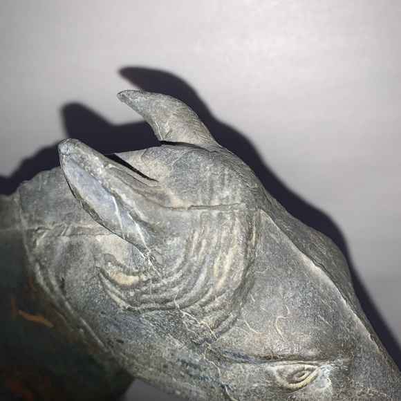 ANTIQUE Ethan Allen running horse HAND HAMMERED COPPER weathervane w/stand - Picture 15 of 16